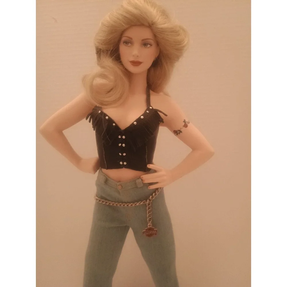 The Franklin Mint Harley Davidson Candy Doll Large 18